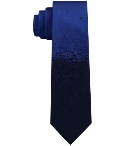 カルバンクライン Calvin Klein Mens Dip Dye Self-tied Necktie Blue One Size メンズ