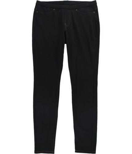 ヒュー HUE Womens Contrast Stitching Jeggings Black Medium レディース