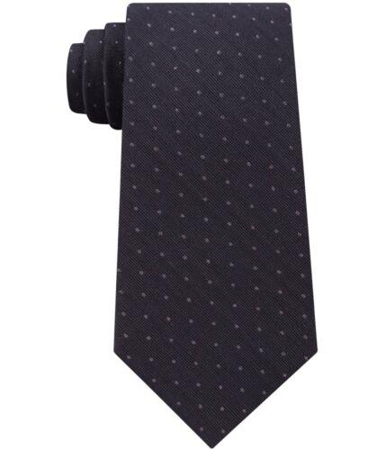 カルバンクライン Calvin Klein Mens Dot Self-tied Necktie Black One Size メンズ