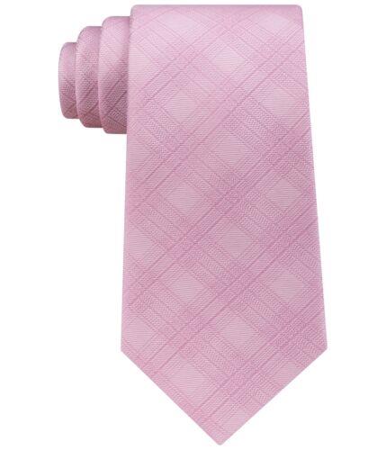 カルバン クライン ネクタイ カルバンクライン Calvin Klein Mens Shadow Self-tied Necktie Pink One Size メンズ