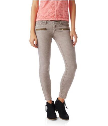 Aeropostale Womens Lola Ankle Jeggings Grey 2 Regular レディース