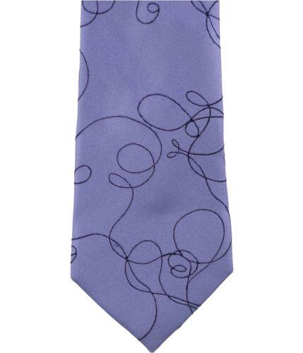 カルバンクライン Calvin Klein Mens Abstract Swirl Self-tied Necktie Purple One Size メンズ
