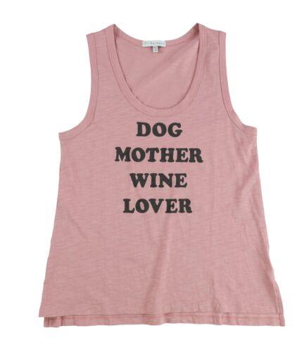 P.J. Salvage Womens Dog Mother Wine Lover Pajama Sleep Tank Top Pink Medium レディース