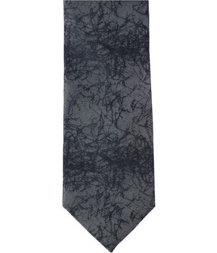 カルバンクライン Calvin Klein Mens Graffiti Allover Self-tied Necktie Grey One Size メンズ