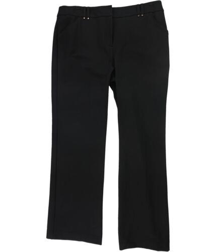 Alfani Womens Solid Casual Trouser Pants Black 6 レディース