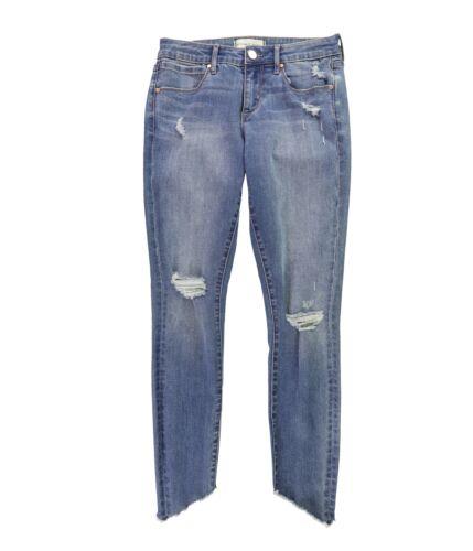 アーティクルズオブソサエティー Articles of Society Womens Step-Hem Skinny Fit Jeans Blue 26 レディース