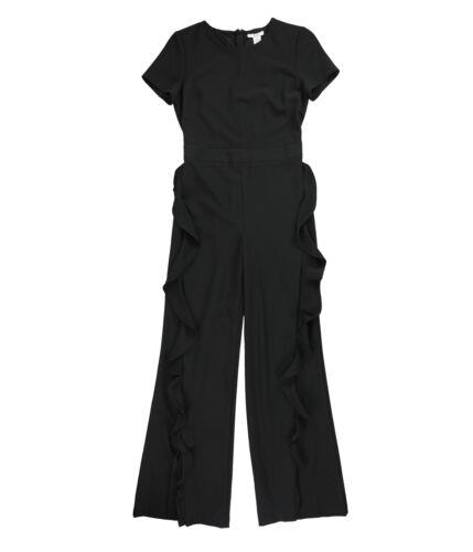 bar III Womens Ruffle Pant Jumpsuit Black 0 ǥ