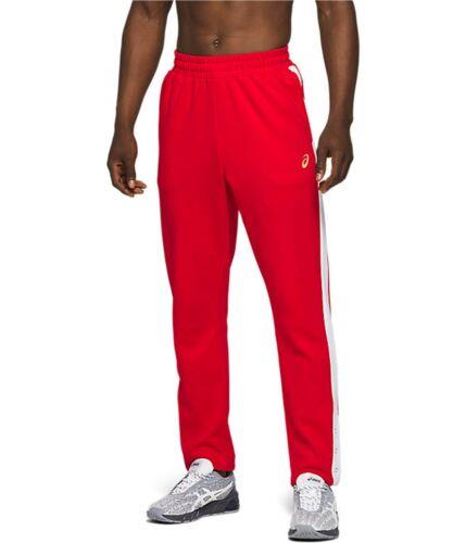 アシックス ASICS Mens Tokyo Warm Up Bottom Athletic Sweatpants Red X-Large メンズ