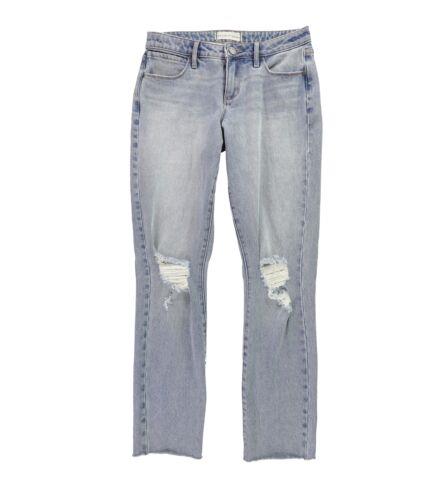 アーティクルズオブソサエティー Articles of Society Womens Frayed Hem Straight Leg Jeans Blue 26 レディース