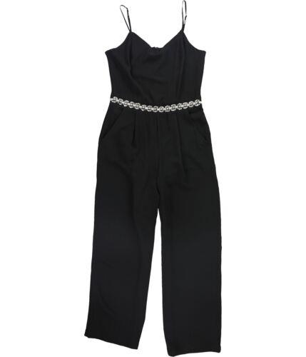 Monteau Womens Embroidered Jumpsuit Black PM ǥ