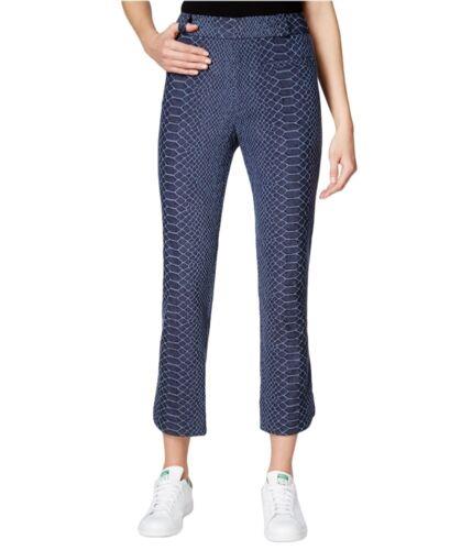 쥤 Rachel Roy Womens Textured Reptile Casual Trouser Pants Blue 4 ǥ