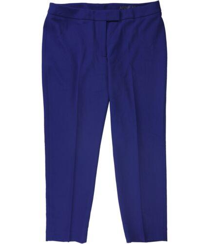 󥯥饤 Anne Klein Womens Solid Casual Trouser Pants Blue 6 ǥ