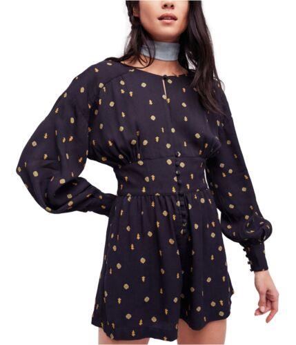 ե꡼ԡݡ Free People Womens Love Grows Romper Jumpsuit Black X-Small ǥ