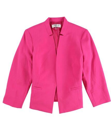Kasper Womens Inverted Notch Blazer Jacket Pink 12P レディース