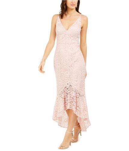 エリザジェイ Eliza J Womens Lace Mermaid Gown Dress Pink 12 レディース