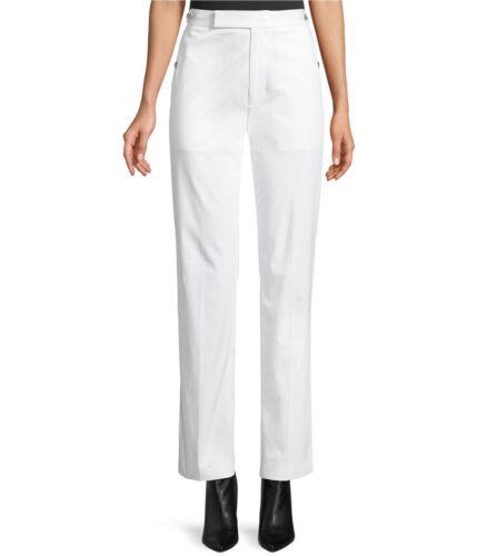 إࡼȥ Helmut Lang Womens Sateen Casual Trouser Pants White 10 ǥ