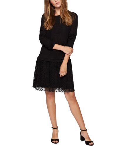 サンクチュアリ Sanctuary Clothing Womens Sophie Lace-Hem Sweater Dress レディース