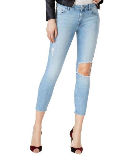 DL1961 Womens Ripped Cropped Jeans Blue 28 ǥ