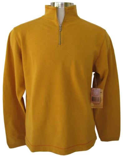 マルガリータビル Margaritaville Men's '1/4 Zip Double Faced' Long Sleeve Sweater Saffron M メンズ