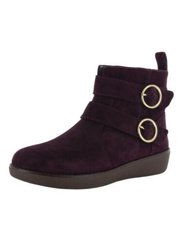 フィットフロップ Fitflop Womens Oona Buckle Suede Bootie Shoes Berry US 5 レディース