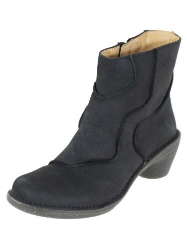 エルナチュラリスタ $190 El Naturalista Womens N5335 Aqua Ankle Boot Shoes Black EU 36/US 6 Medium レディース