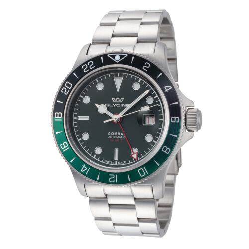 Glycine Men's Combat Sub GMT 42mm Automatic Watch GL0383 メンズ