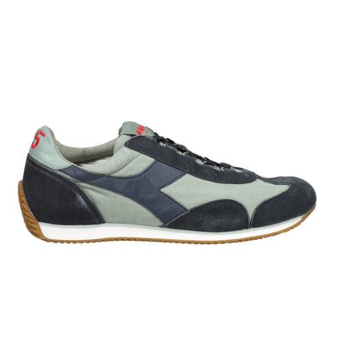 ディアドラ Diadora Equipe H Canvas Stone Wash Lace Up Mens Green Sneakers Casual Shoes 174 メンズ