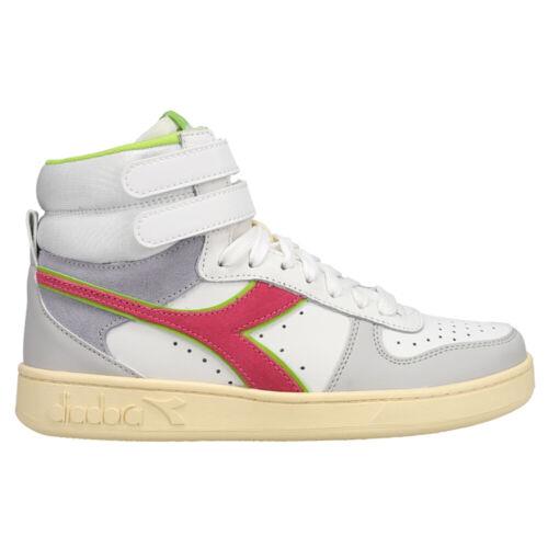 ǥɥ Diadora Magic Basket Demi High Top Womens White Sneakers Casual Shoes 178552-C6 ǥ