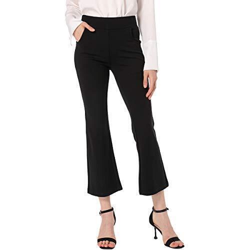 Ginasy Capri Pants for Women Business Casual Summer Dressy Pull On Stretch High レディース