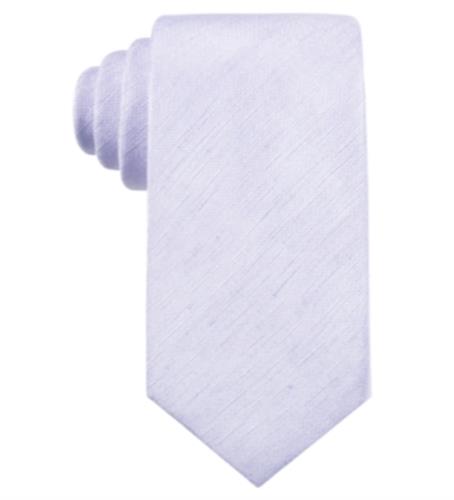 Ryan Seacrest Distinction Men's Seasonal Solid Slim Tie Purple One Size Y