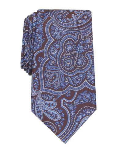 TASSO ELBA Mens Burgundy Paisley Silk Classic Neck Tie Y