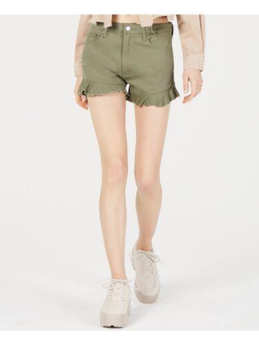 楽天サンガT.D.C. Womens Green Ruffled Shorts 0 レディース