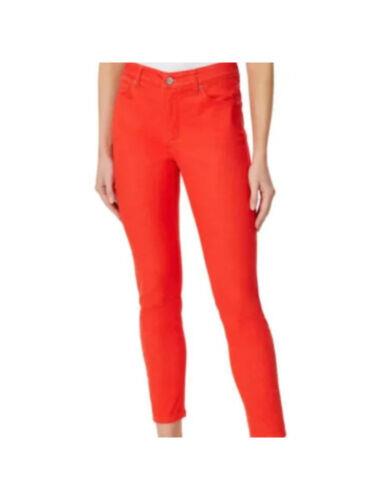 ジョーンズニューヨーク JONES NEW YORK Womens Red Zippered Pocketed Ankle Skinny Jeans 4 レディース