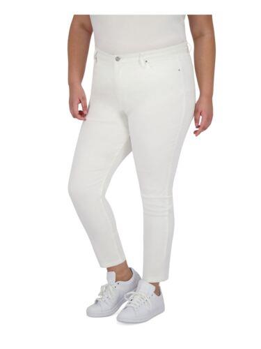 ジョーンズニューヨーク JONES NEW YORK Womens White Skinny Ankle Shaping High Waist Jeans Plus 16W レディース
