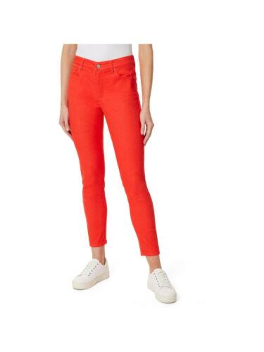 ジョーンズニューヨーク JONES NEW YORK Womens Red Zippered Pocketed Ankle Skinny Pants 10 レディース