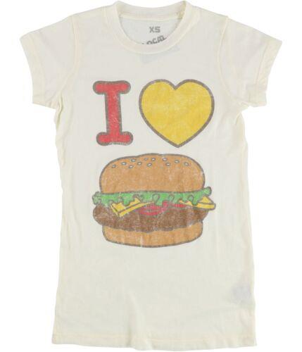 Local Celebrity Womens I Love Burgers Graphic T-Shirt Multicoloured X-Small レディース