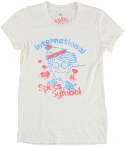 Local Celebrity Womens International Specs Symbol Graphic T-Shirt ivory M レディース