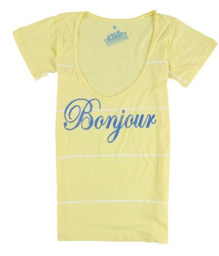 Local Celebrity Womens Bonjour Graphic T-Shirt レディース