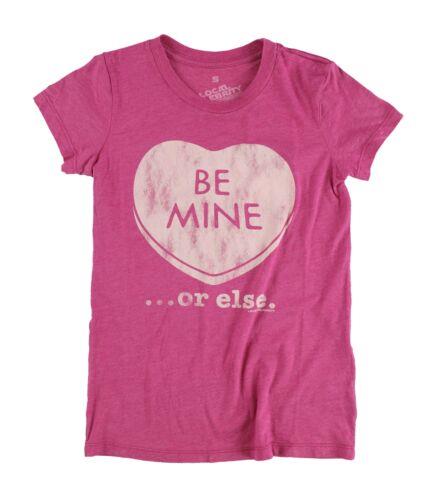 Local Celebrity Womens Be Mine Or Else Graphic T-Shirt Purple Small レディース