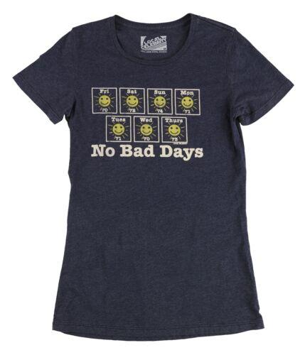 Local Celebrity Womens No Bad Days Graphic T-Shirt Blue Medium レディース