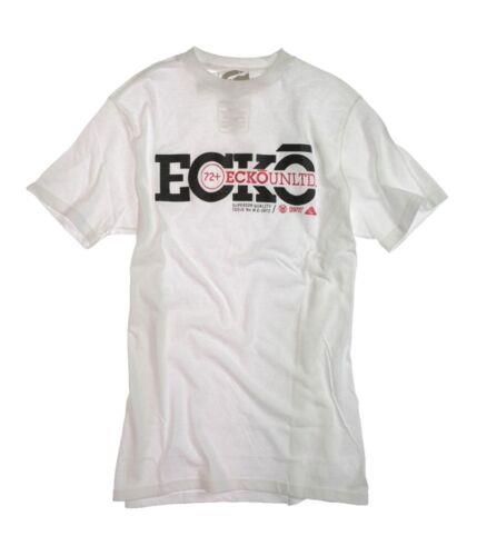 Ecko Unltd. Mens Scope Plotter Graphic T-Shirt White Small メンズ