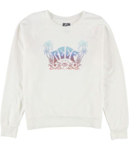 リーフ Reef Womens Logo With Eye Sweatshirt White Large レディース