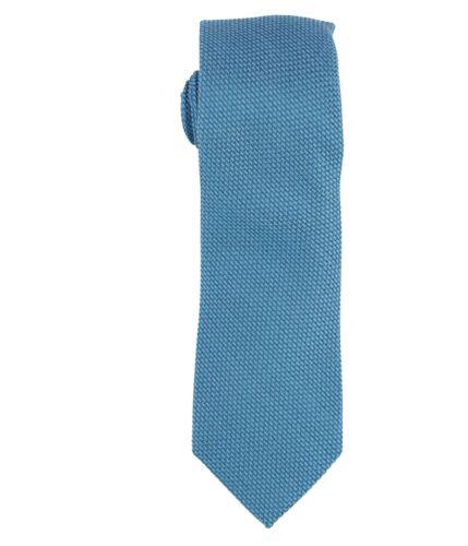 bar III Mens Texture Knit Self-tied Necktie Blue One Size Y