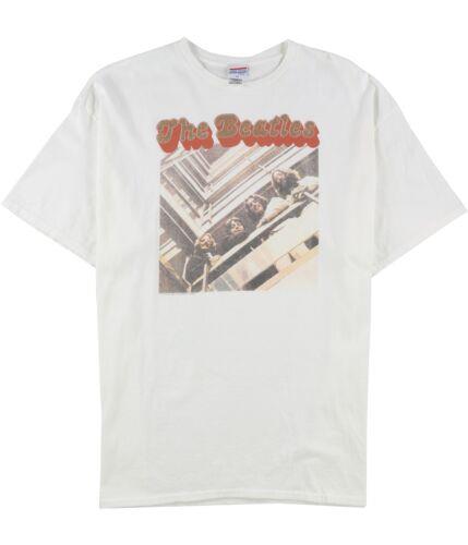 ジャンクフード Junk Food Mens Please Please Me The Beatles Graphic T-Shirt White X-Small メンズ