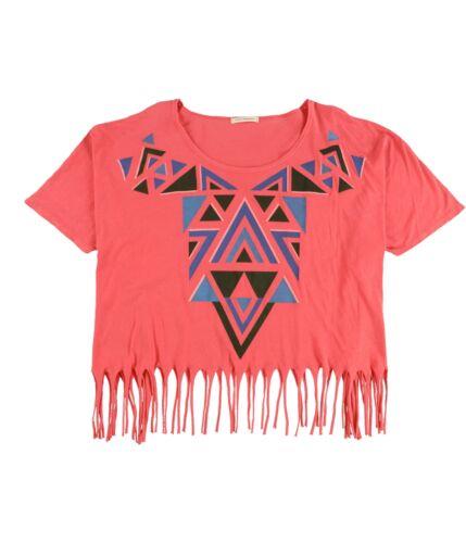 Title Unknown Womens Triangles Graphic T-Shirt Red One Size ǥ