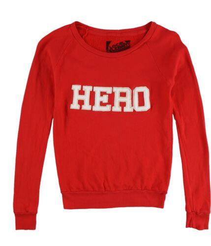 Local Celebrity Womens Hero Sweatshirt Red X-Small レディース