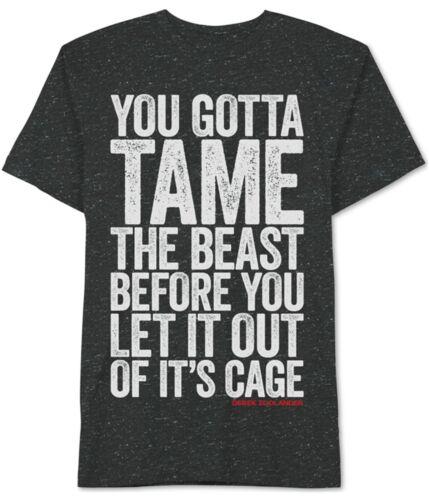 Zoolander Mens Tame The Beast Graphic T-Shirt Black Small メンズ