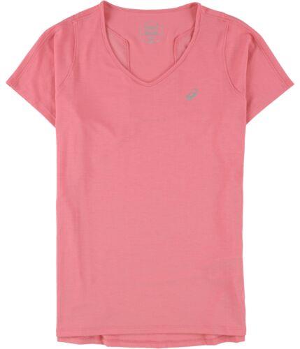 アシックス ASICS Womens V-Neck Basic T-Shirt Pink X-Small レディース