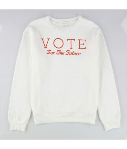 gW[Ah{h Treasure & Bond Womens Vote For The Future Sweatshirt White Medium fB[X