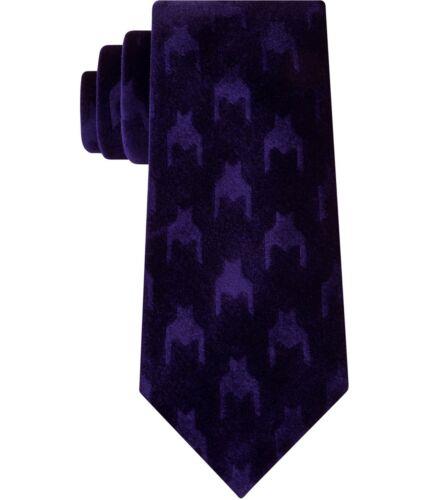 Sean John Mens Velvet Self-tied Necktie Purple One Size メンズ